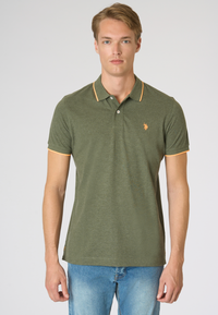 Polo shirt a maniche corte con dettagli a contrasto Premium Quality