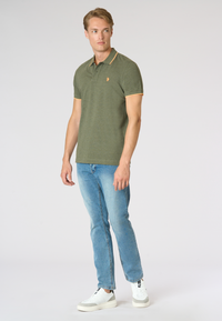 Polo shirt a maniche corte con dettagli a contrasto Premium Quality