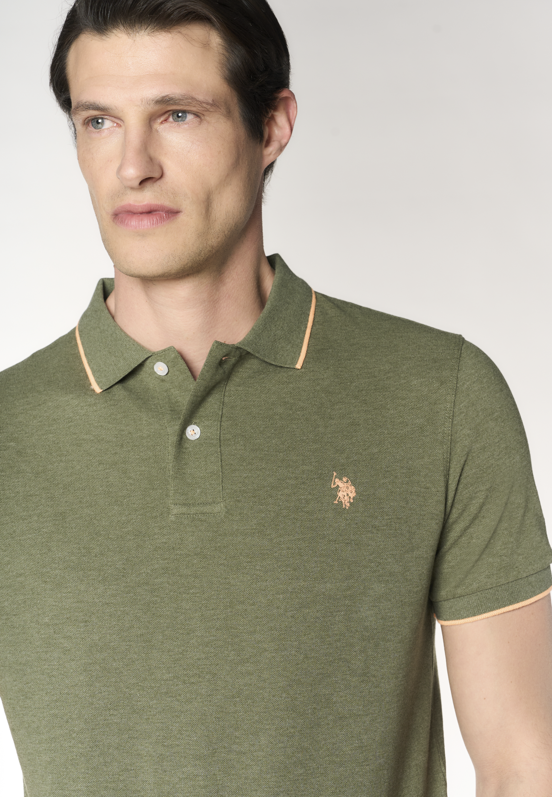 Polo shirt a maniche corte con dettagli a contrasto Premium Quality