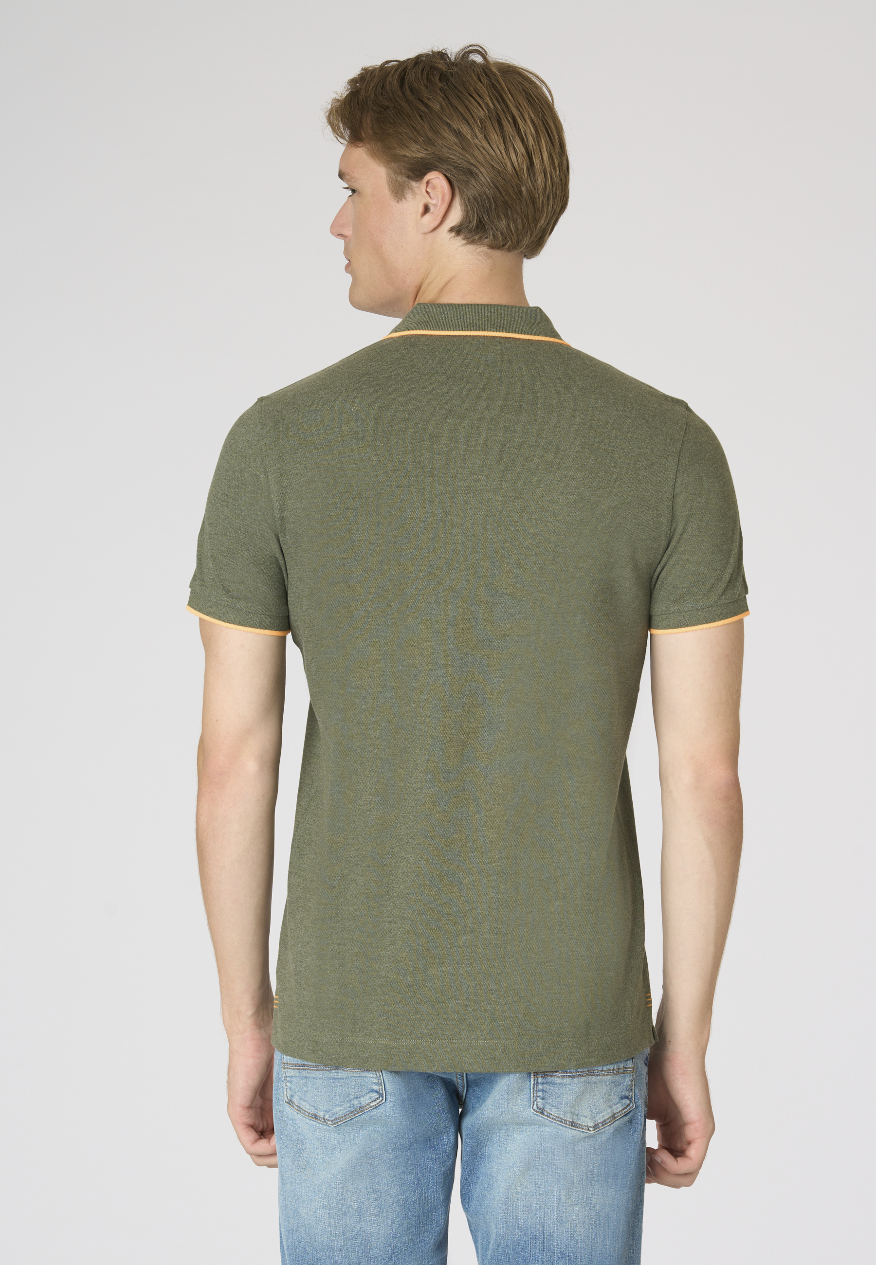 Polo shirt a maniche corte con dettagli a contrasto Premium Quality