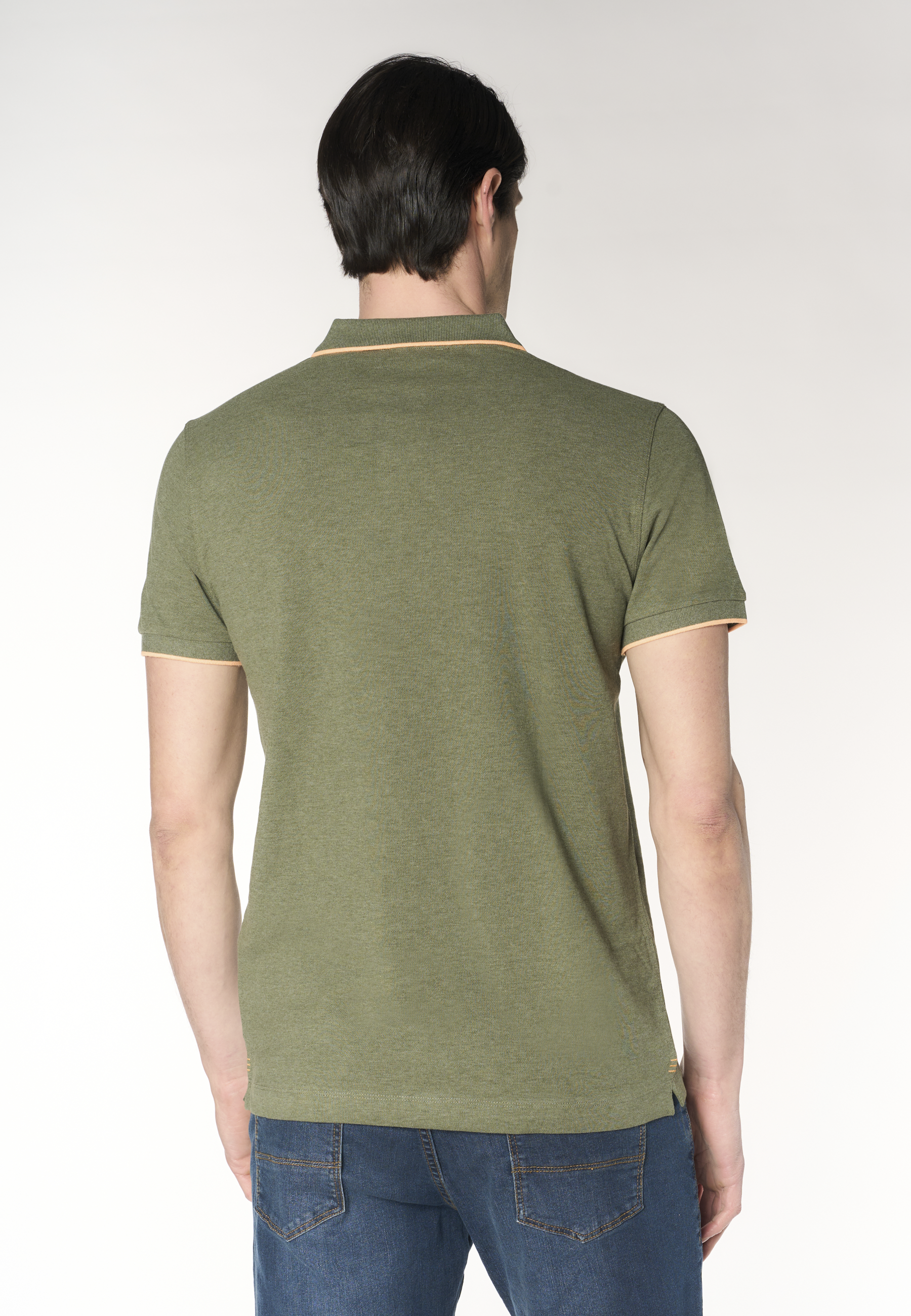 Polo shirt a maniche corte con dettagli a contrasto Premium Quality