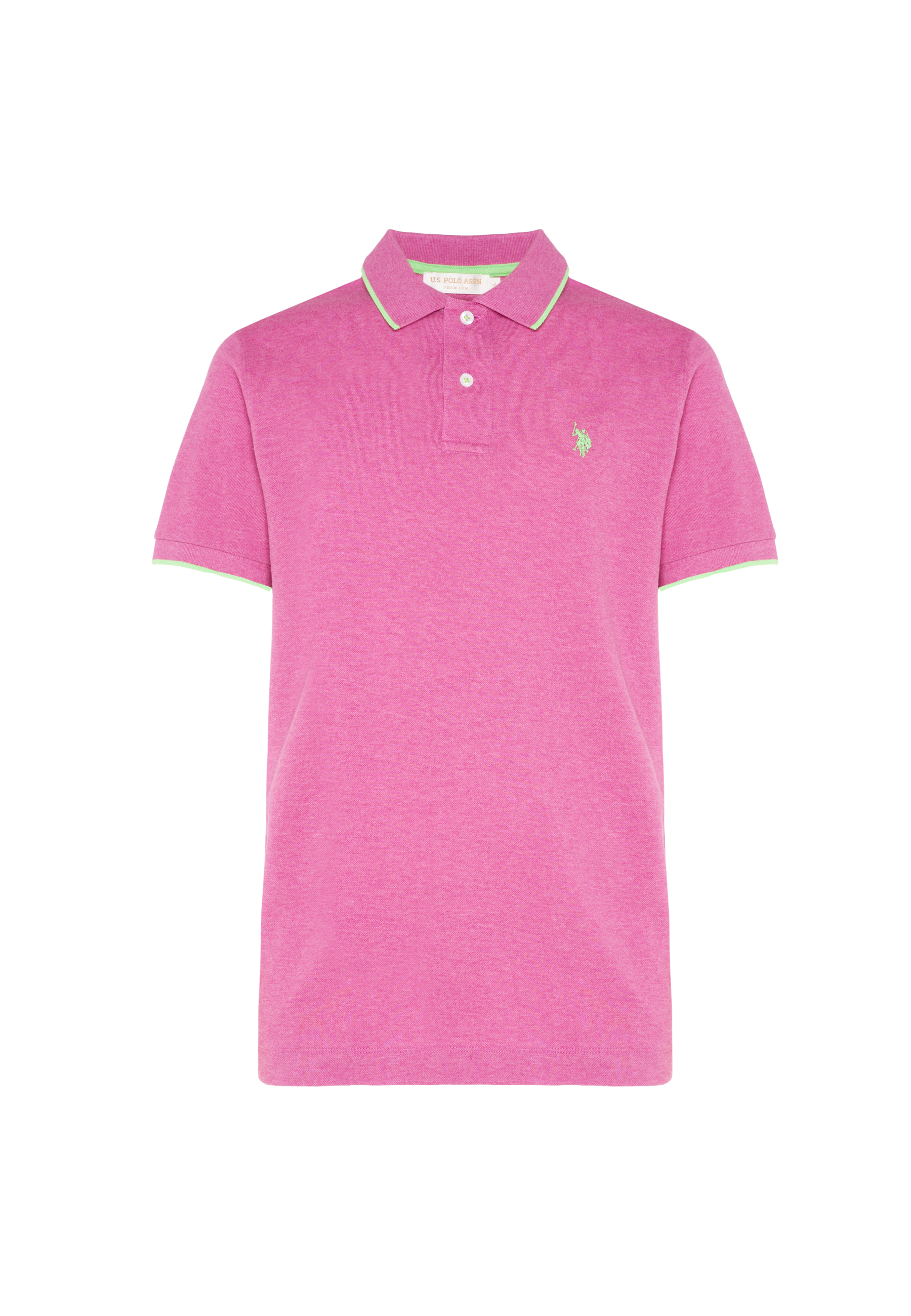 Polo shirt a maniche corte con dettagli a contrasto Premium Quality