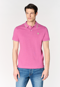 Polo shirt a maniche corte con dettagli a contrasto Premium Quality