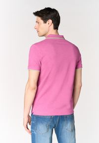 Polo shirt a maniche corte con dettagli a contrasto Premium Quality