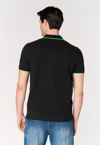 Polo shirt a maniche corte con dettagli a contrasto Premium Quality