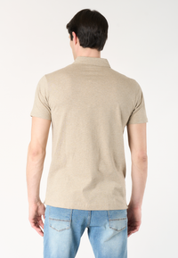 Polo shirt a maniche corte in cotone jersey mélange Premium Quality