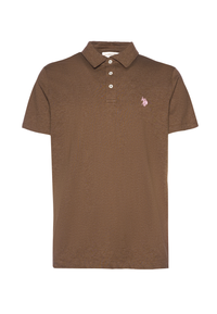 Polo shirt a maniche corte in cotone jersey mélange Premium Quality