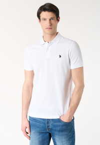 Polo shirt a maniche corte in cotone piquet