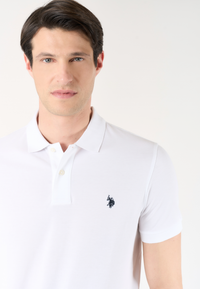 Polo shirt a maniche corte in cotone piquet