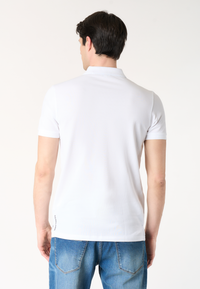 Polo shirt a maniche corte in cotone piquet