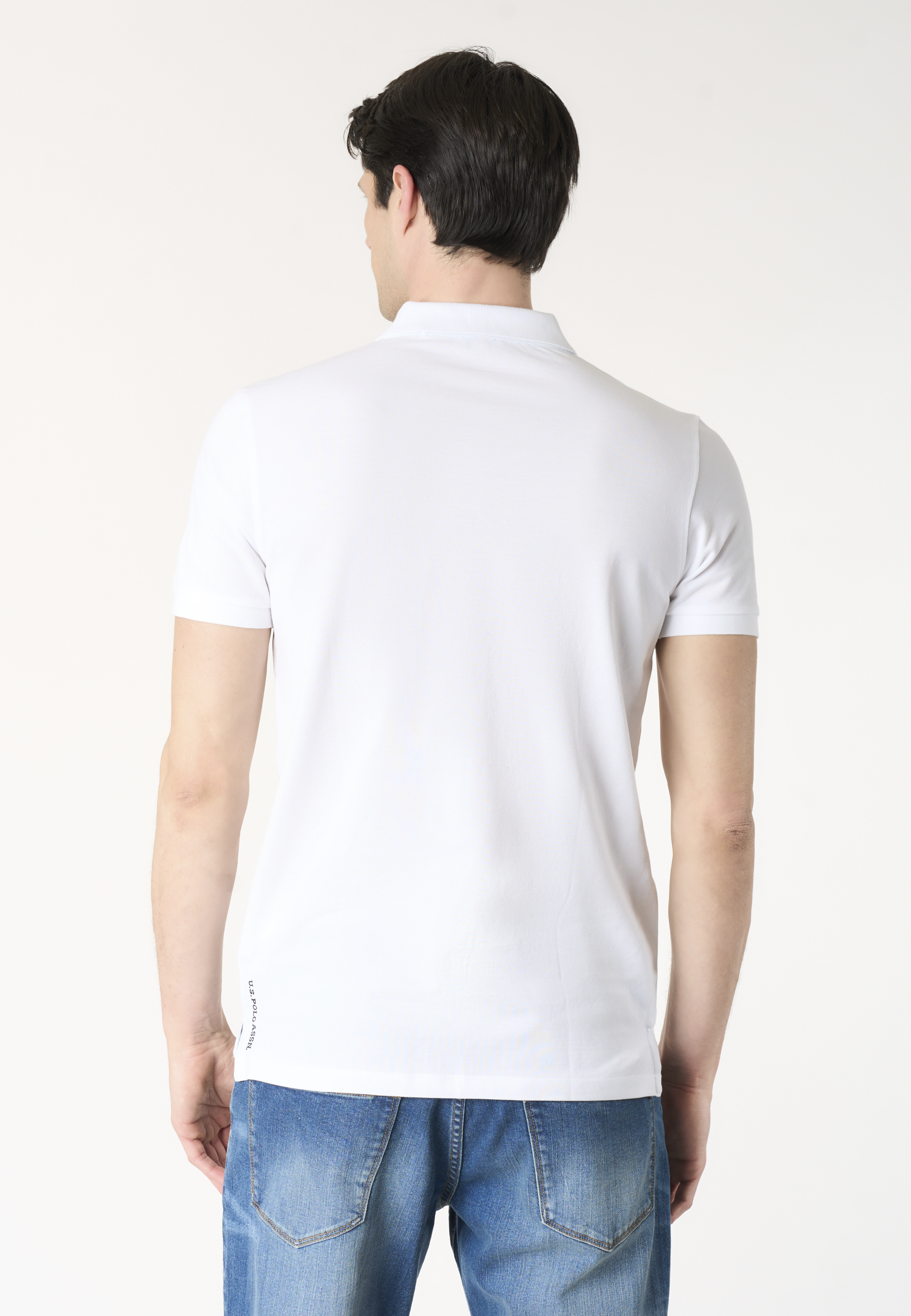 Polo shirt a maniche corte in cotone piquet