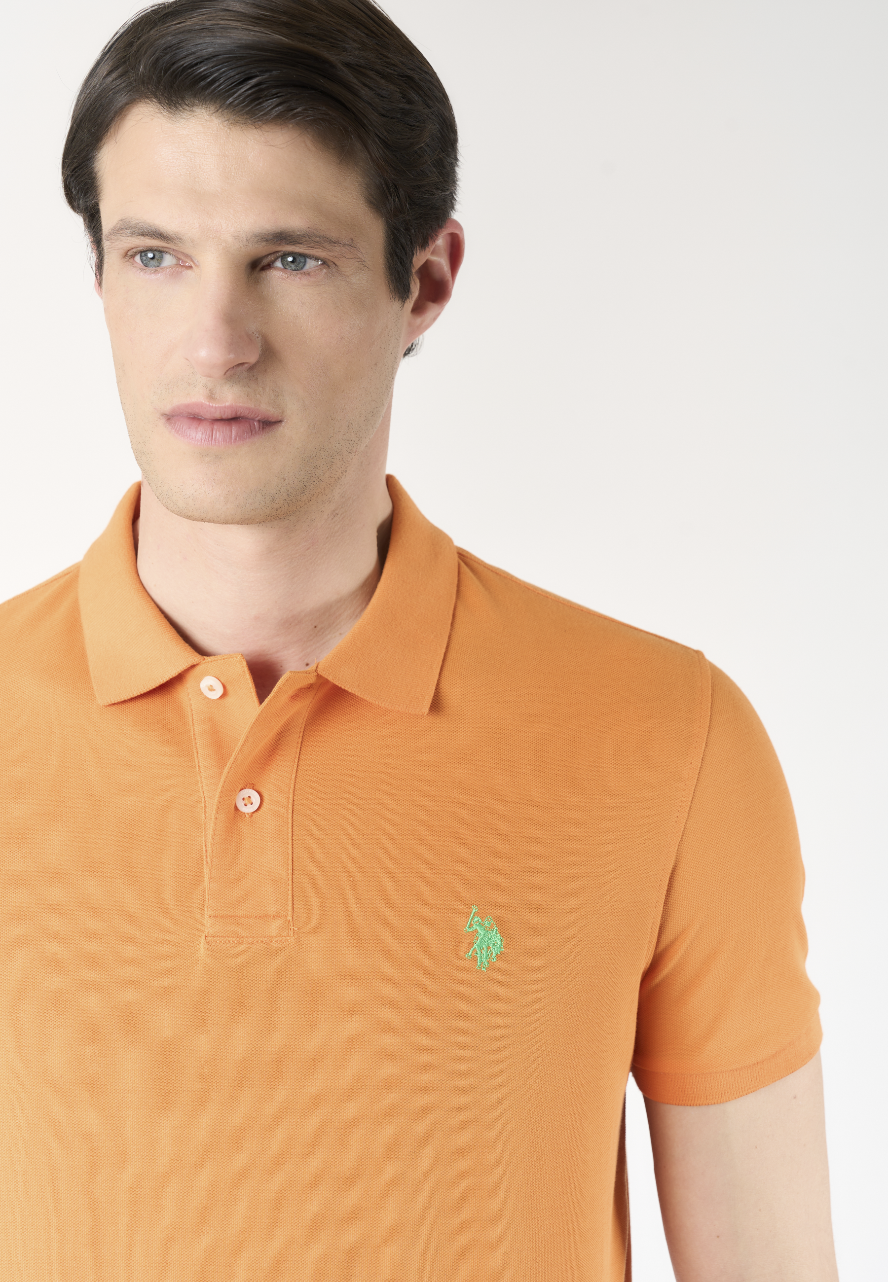 Polo shirt a maniche corte in cotone piquet