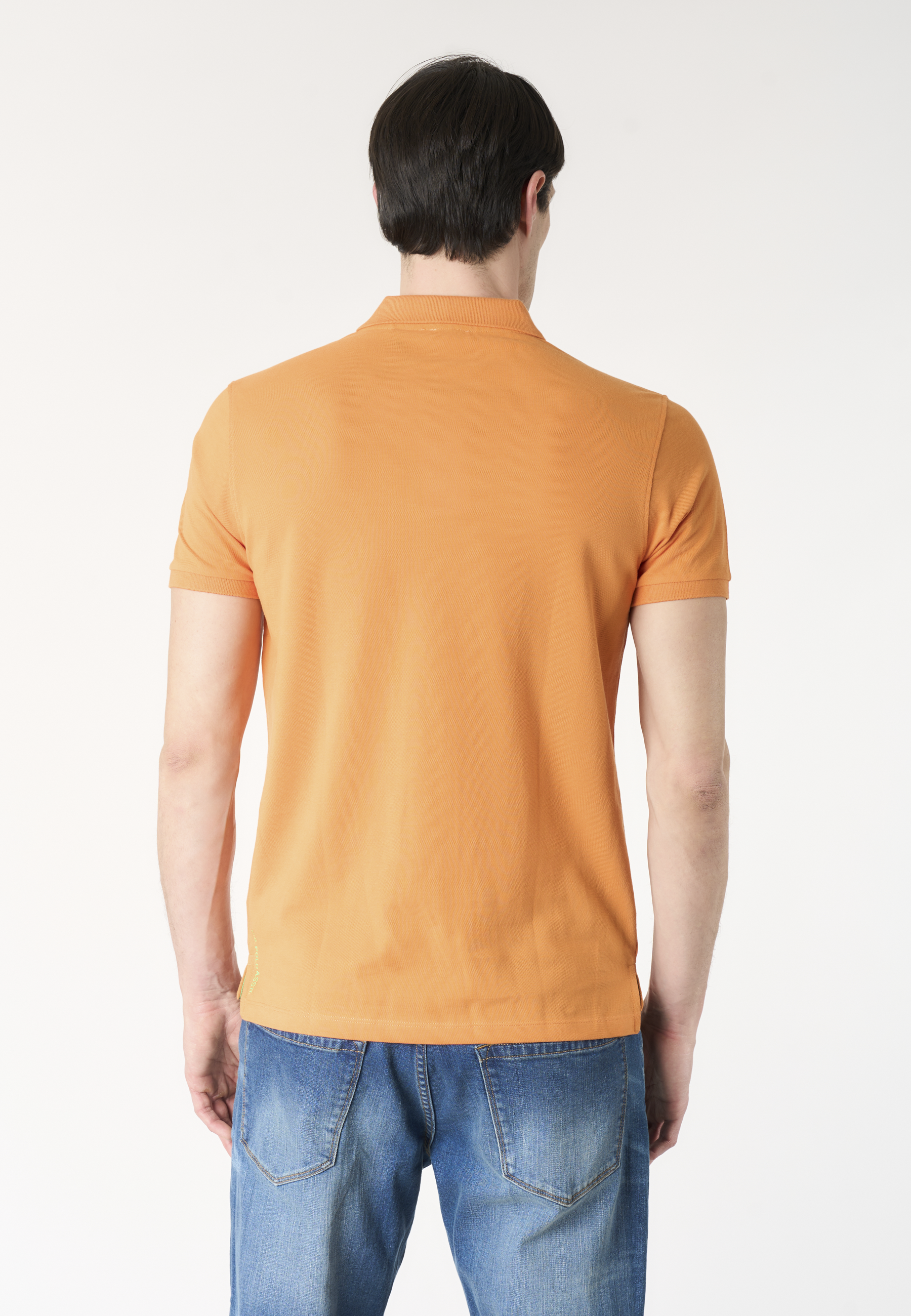 Polo shirt a maniche corte in cotone piquet