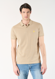 Polo shirt a maniche corte in cotone piquet