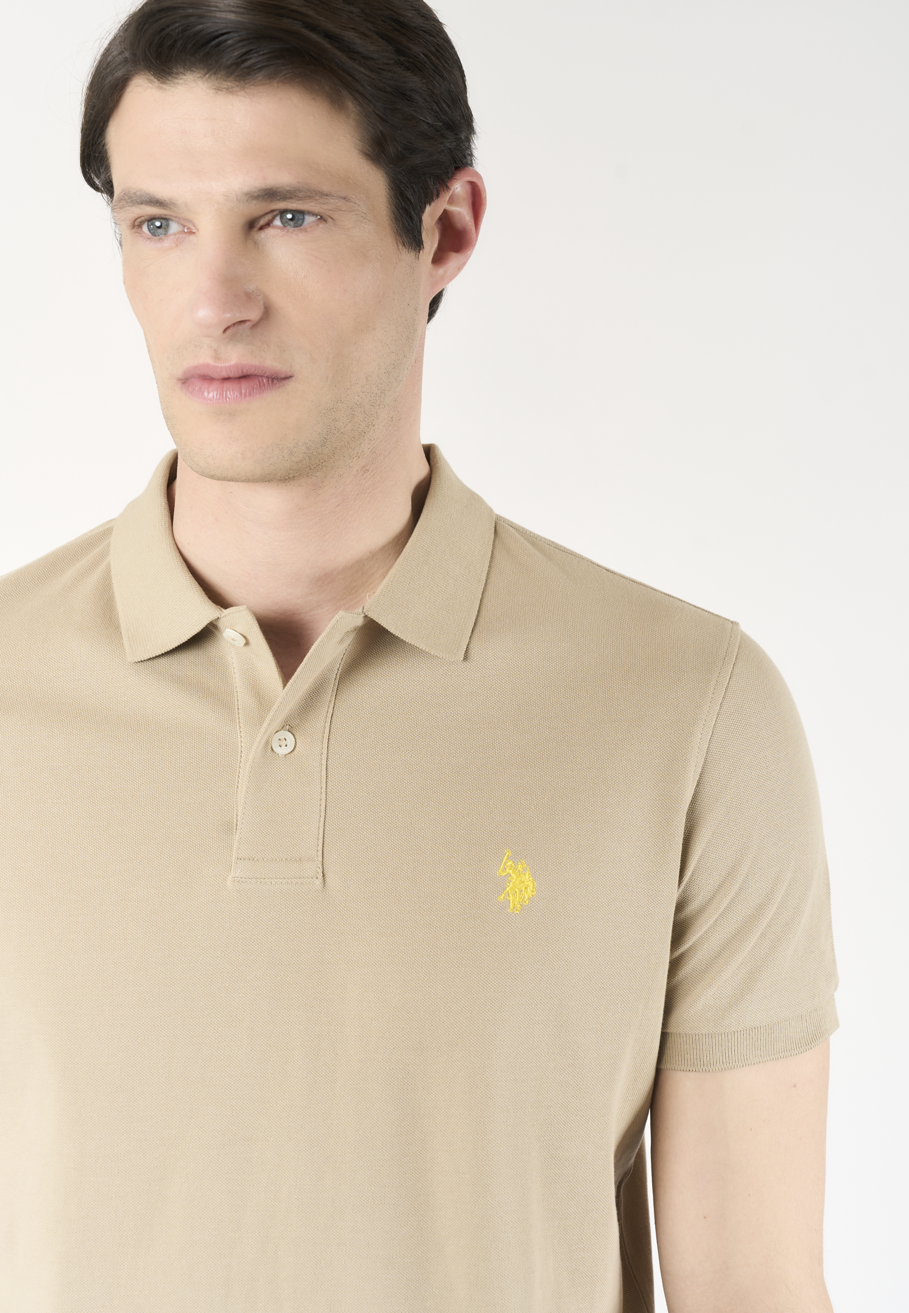 Polo shirt a maniche corte in cotone piquet