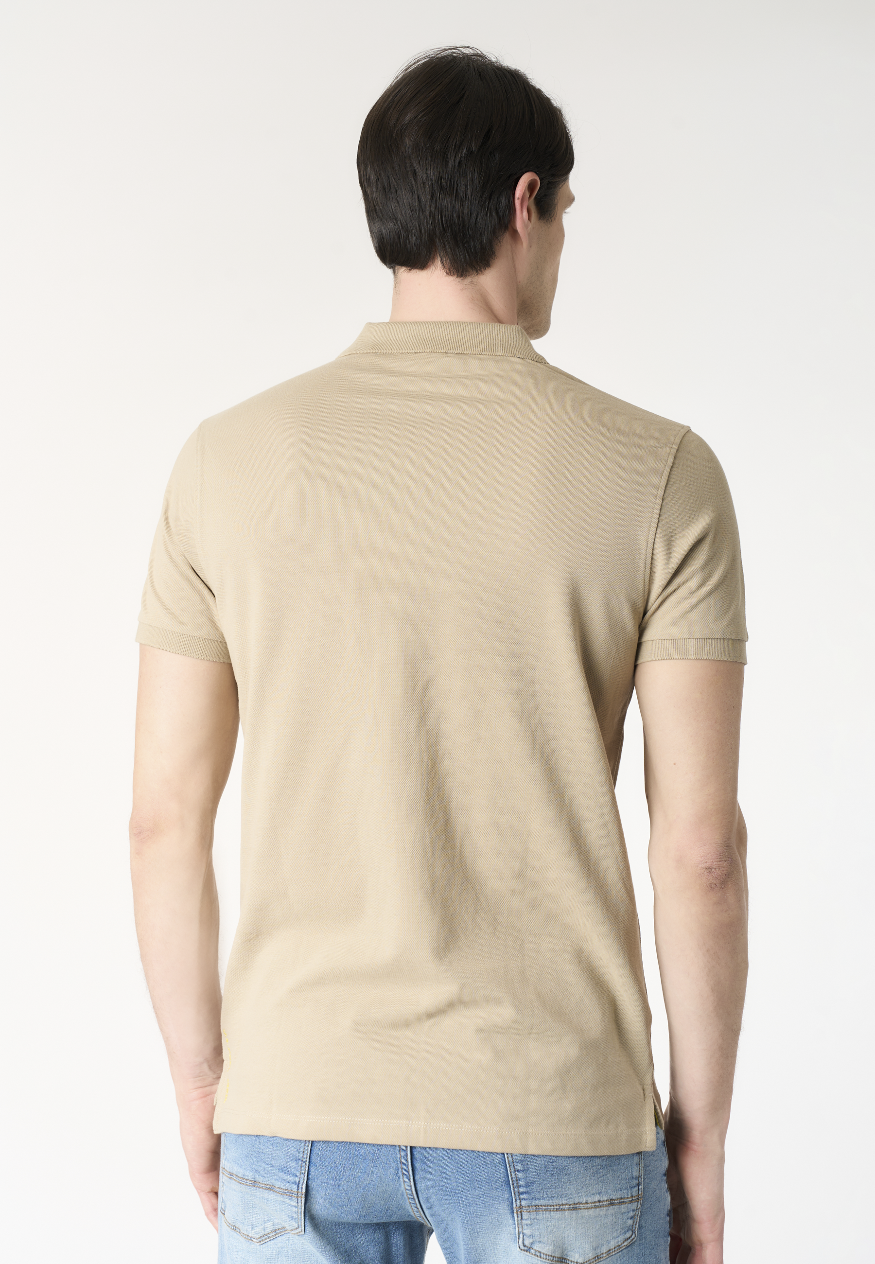 Polo shirt a maniche corte in cotone piquet