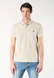 Polo shirt a maniche corte in cotone piquet