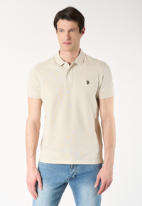 Polo shirt a maniche corte in cotone piquet
