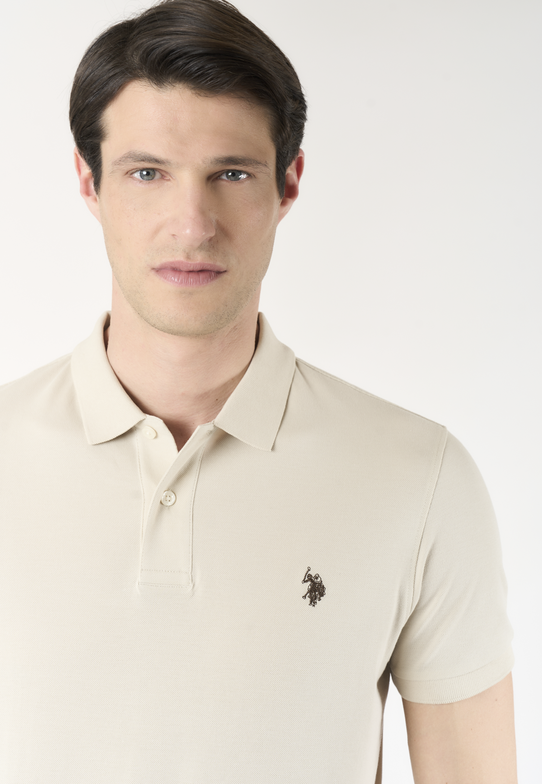 Polo shirt a maniche corte in cotone piquet