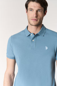 Polo shirt a maniche corte in cotone piquet