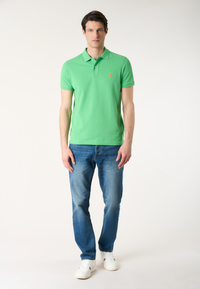 Polo shirt a maniche corte in cotone piquet