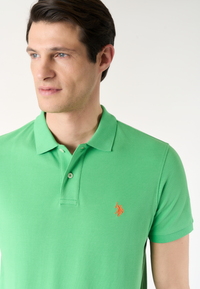 Polo shirt a maniche corte in cotone piquet