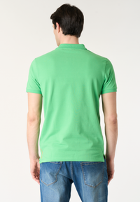 Polo shirt a maniche corte in cotone piquet