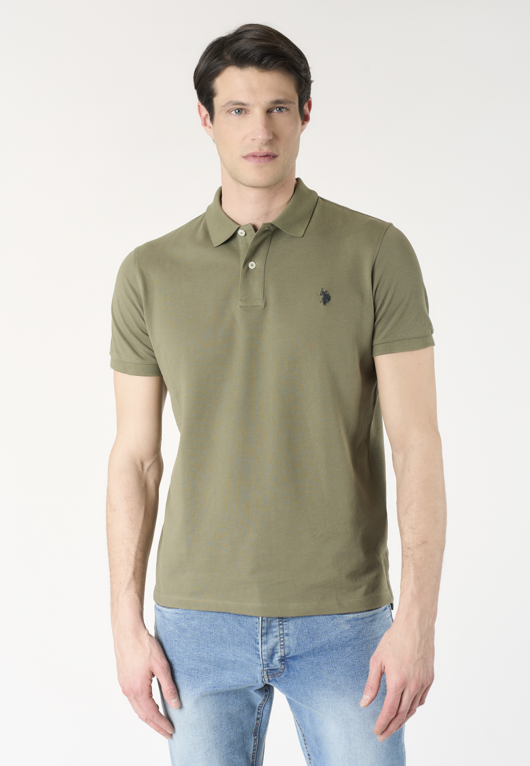 Polo shirt a maniche corte in cotone piquet