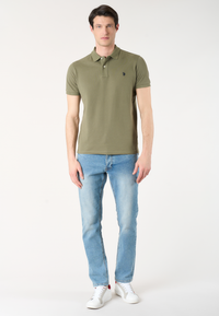 Polo shirt a maniche corte in cotone piquet