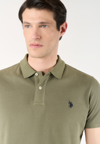Polo shirt a maniche corte in cotone piquet