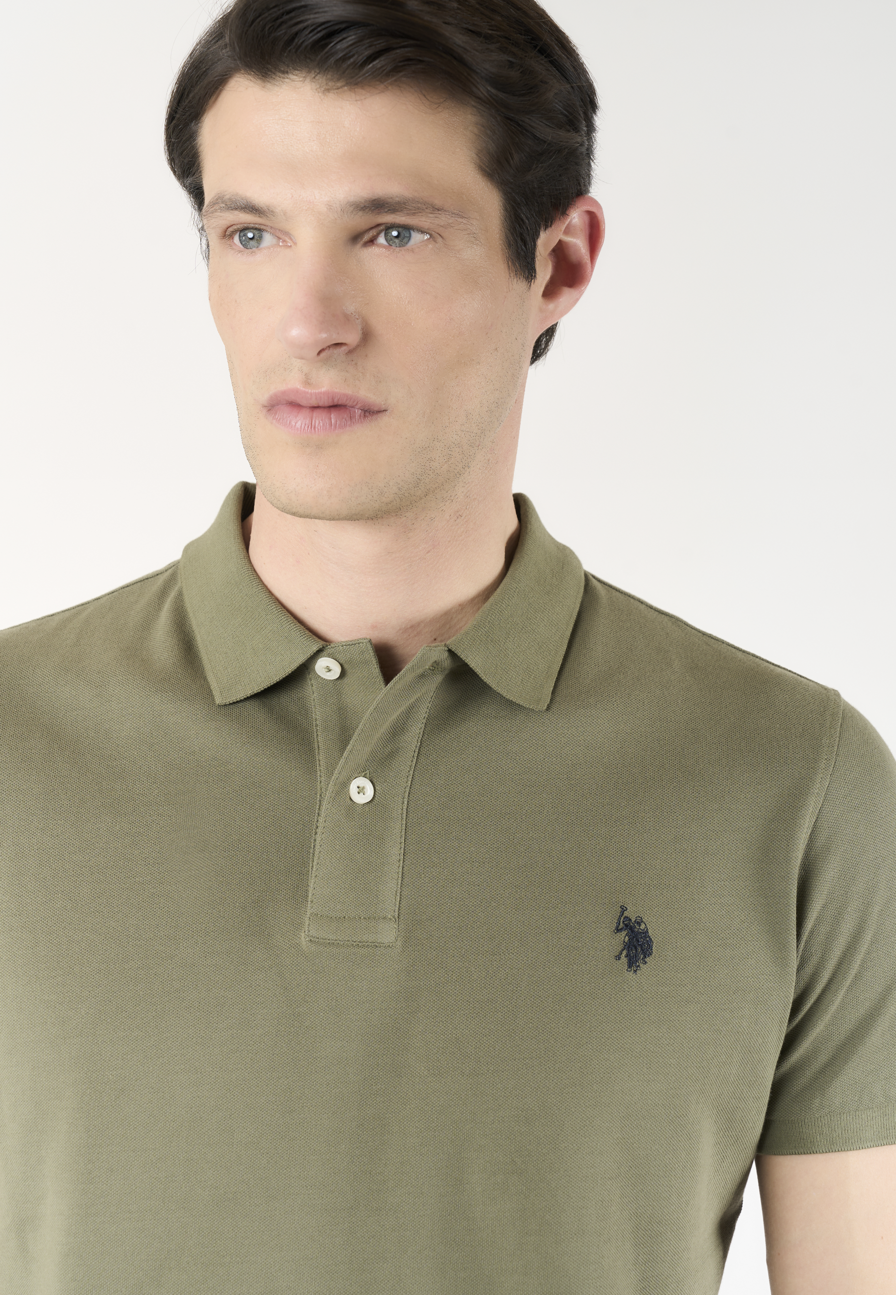 Polo shirt a maniche corte in cotone piquet