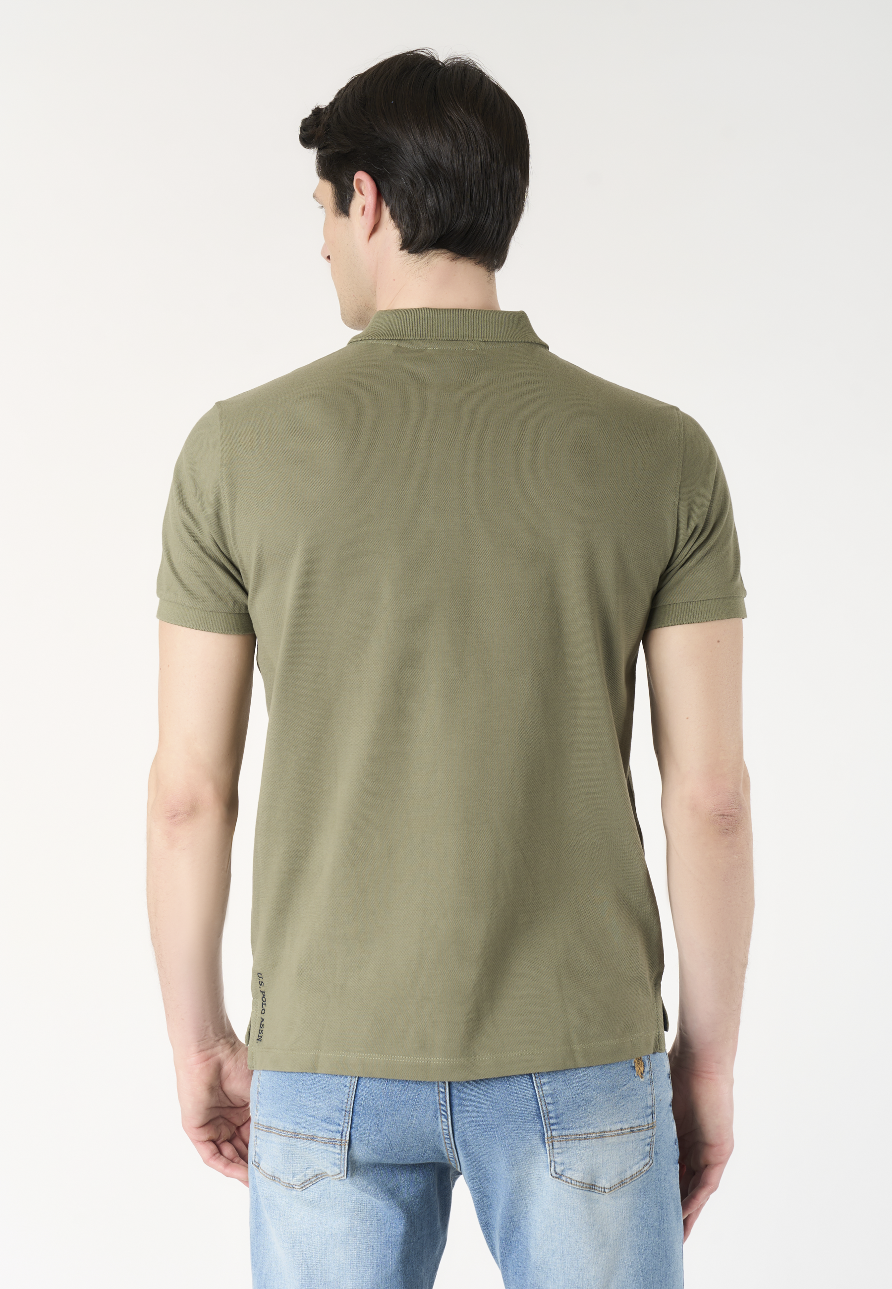 Polo shirt a maniche corte in cotone piquet