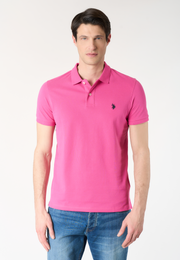 Polo shirt a maniche corte in cotone piquet