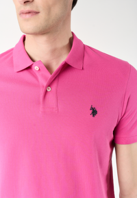 Polo shirt a maniche corte in cotone piquet