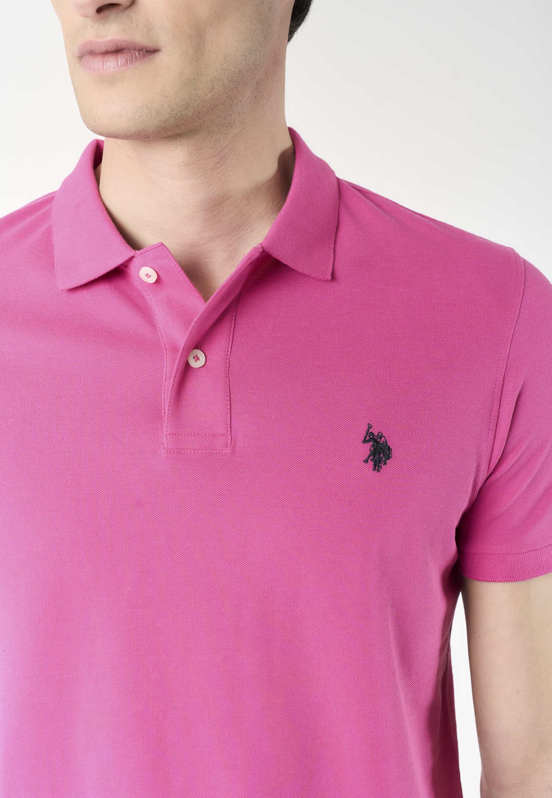 Polo shirt a maniche corte in cotone piquet
