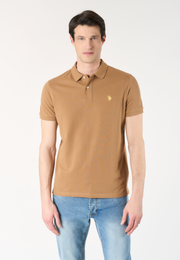 Polo shirt a maniche corte in cotone piquet