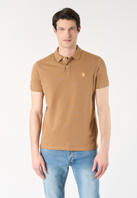 Polo shirt a maniche corte in cotone piquet