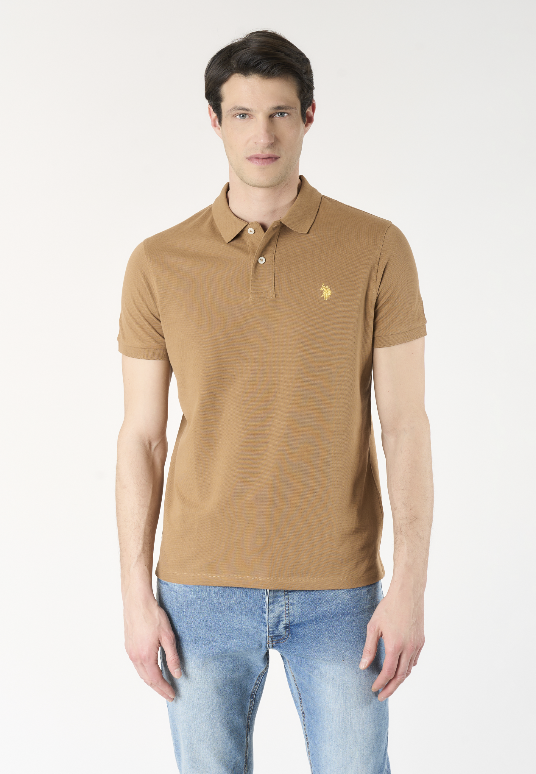 Polo shirt a maniche corte in cotone piquet