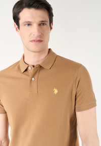 Polo shirt a maniche corte in cotone piquet