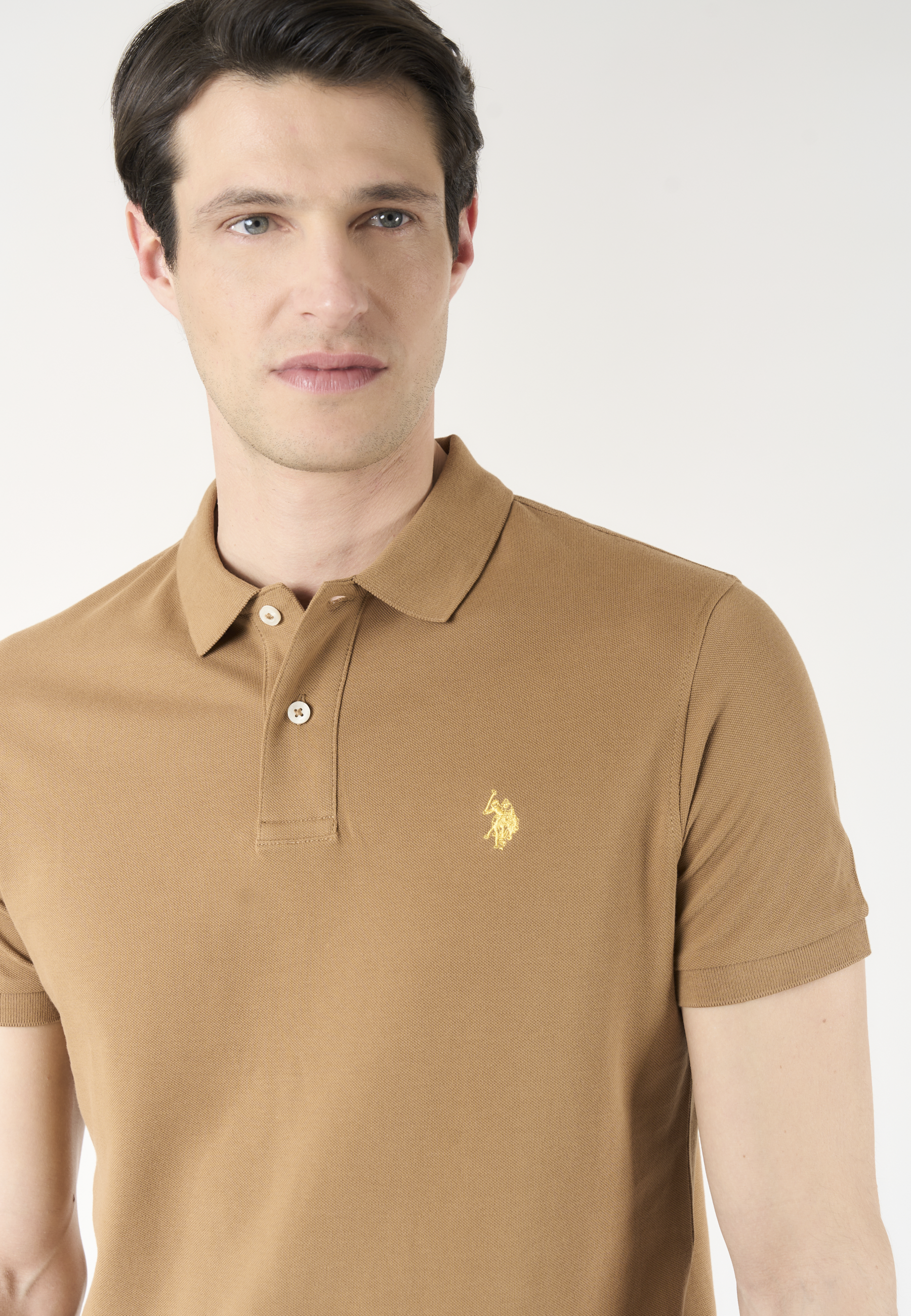 Polo shirt a maniche corte in cotone piquet