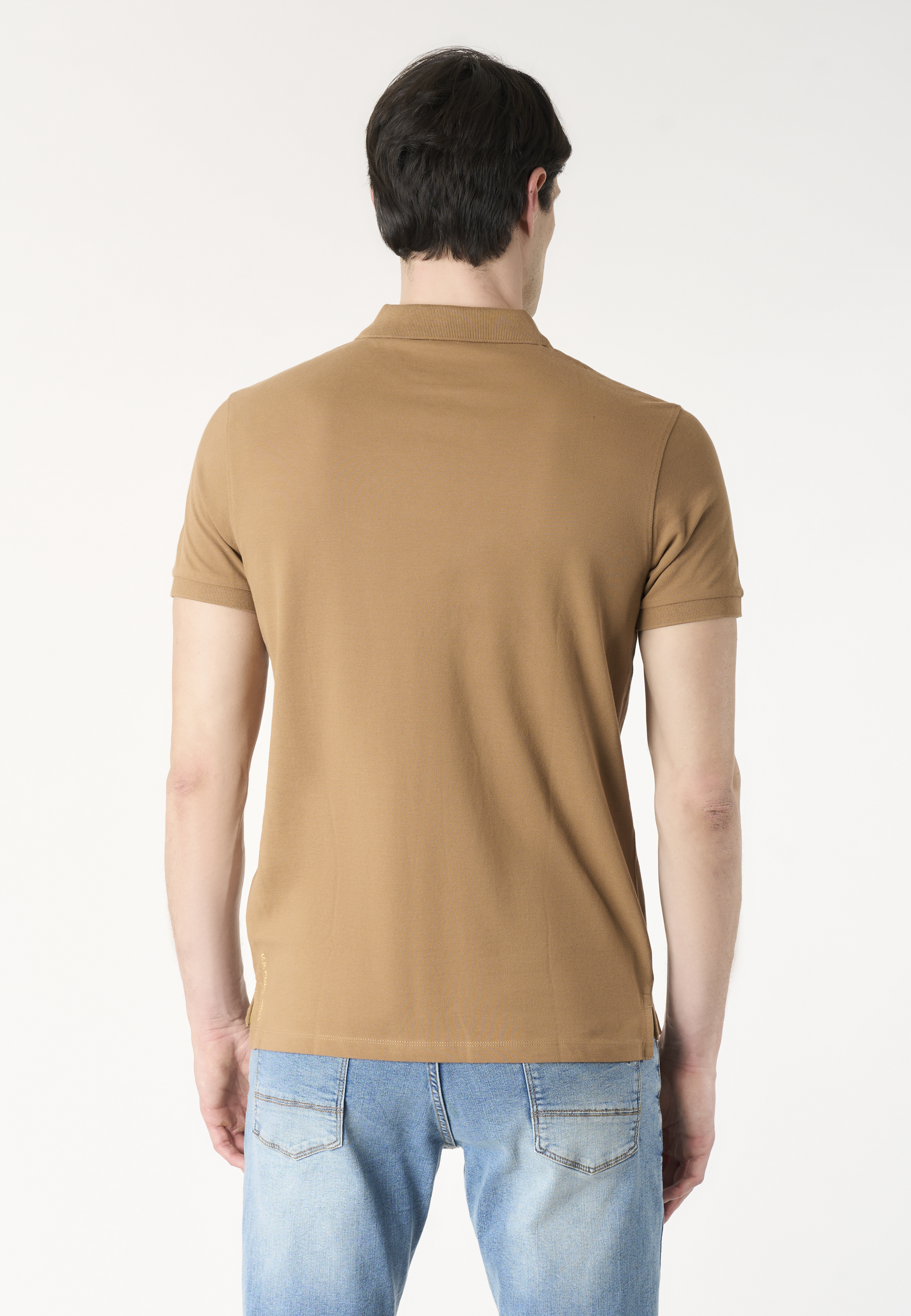 Polo shirt a maniche corte in cotone piquet