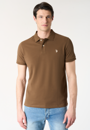 Polo shirt a maniche corte in cotone piquet