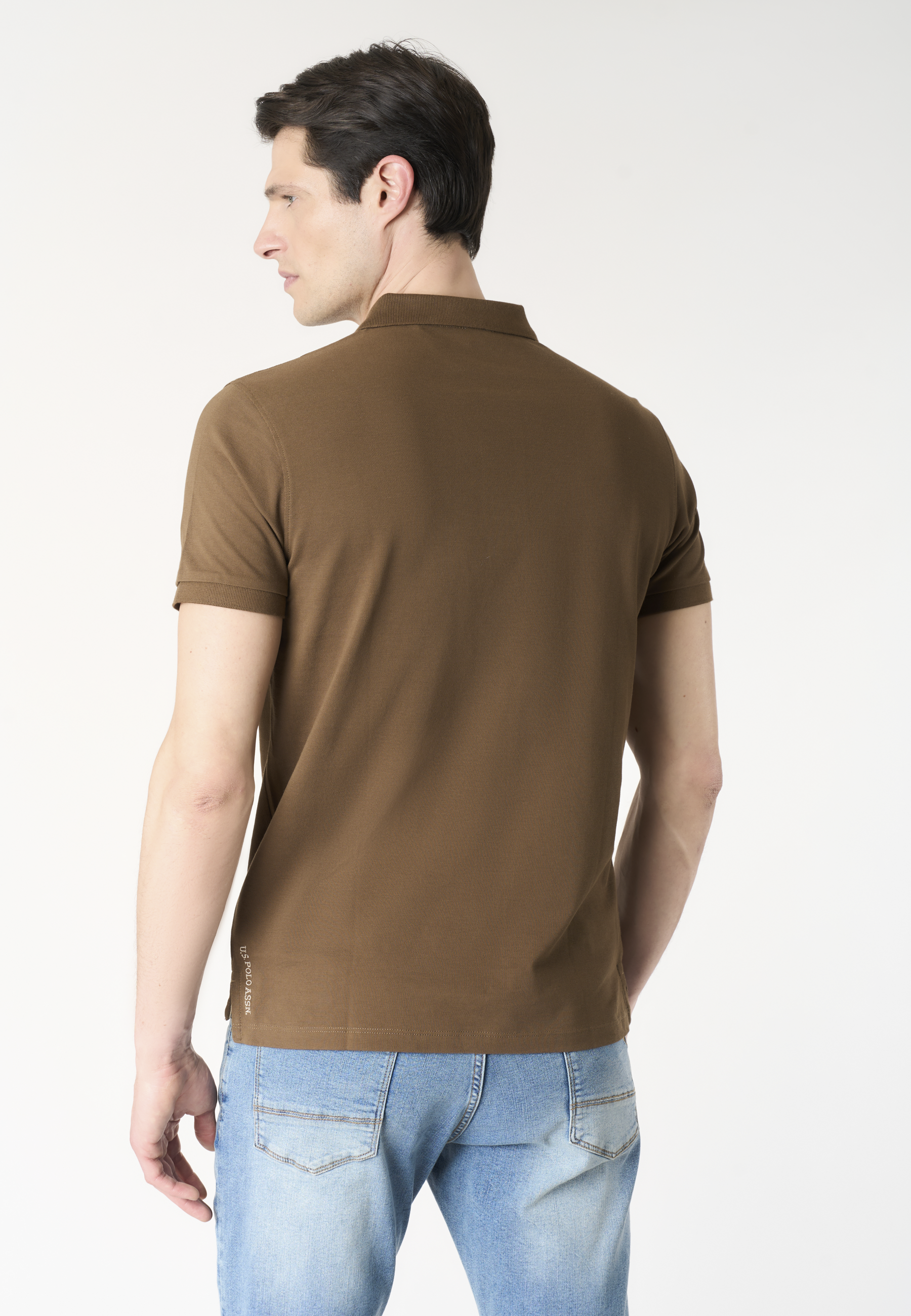 Polo shirt a maniche corte in cotone piquet