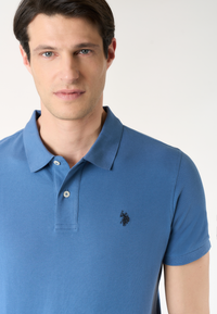 Polo shirt a maniche corte in cotone piquet
