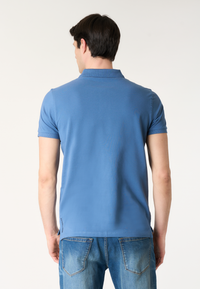 Polo shirt a maniche corte in cotone piquet