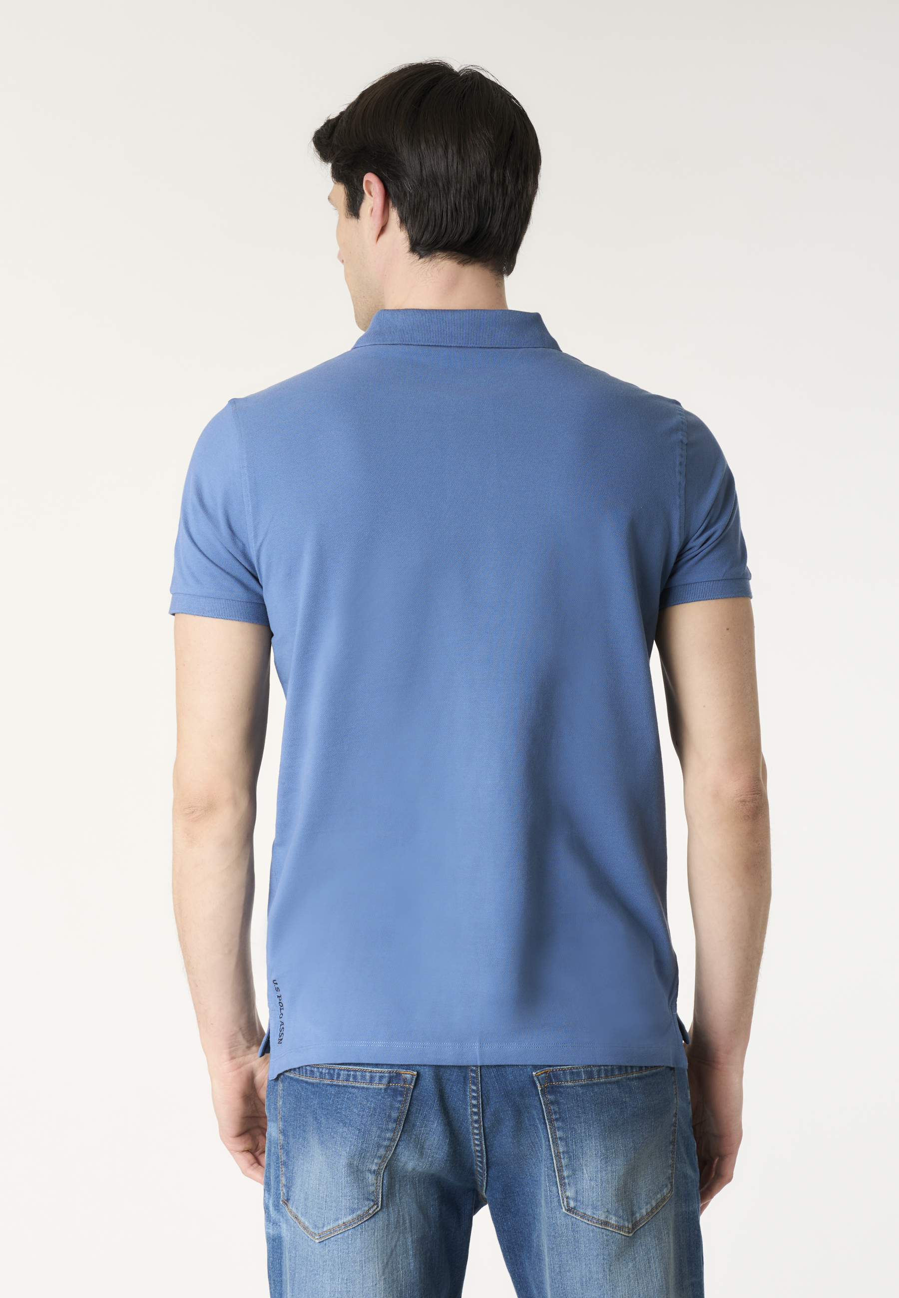 Polo shirt a maniche corte in cotone piquet