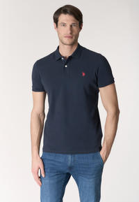 Polo shirt a maniche corte in cotone piquet