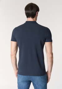 Polo shirt a maniche corte in cotone piquet