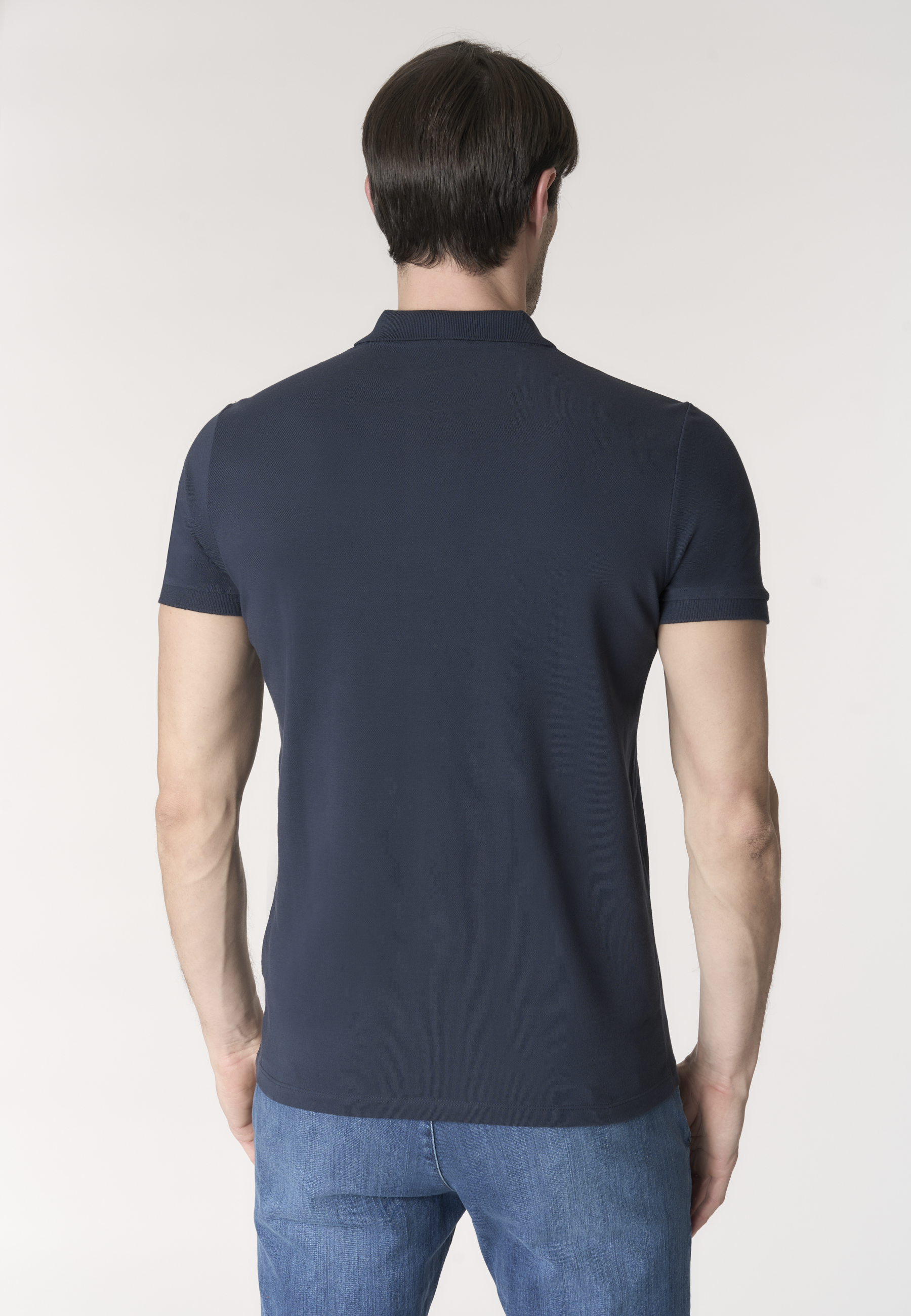 Polo shirt a maniche corte in cotone piquet