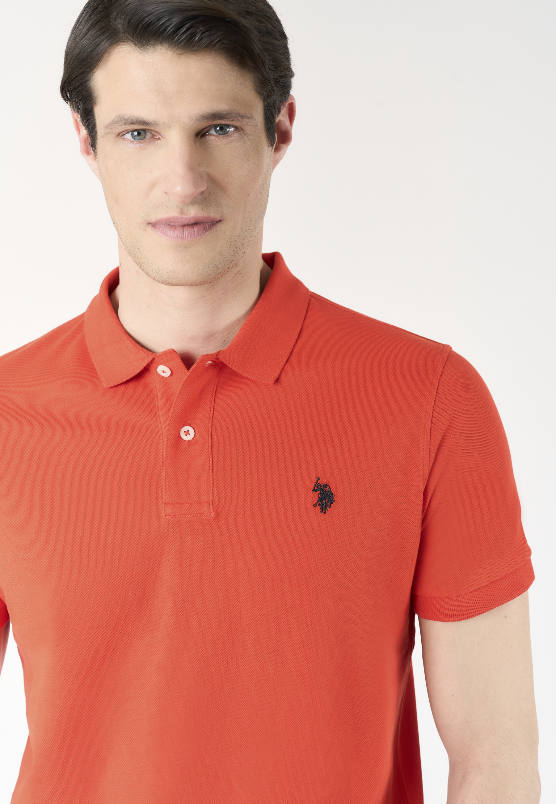 Polo shirt a maniche corte in cotone piquet